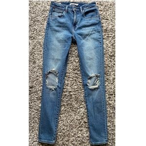 721 Levi High rise Skinny Jeans